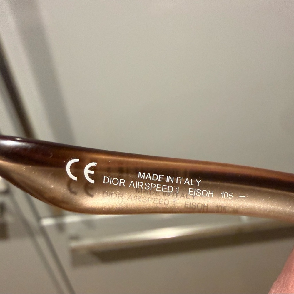 Rare Find Vintage Dior Airspeed 1 Shield Sunglasses in perfect condition - Picture 4 of 4